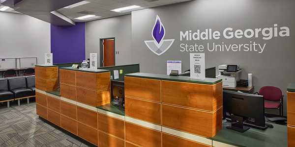 Front desk of an MGA department.
